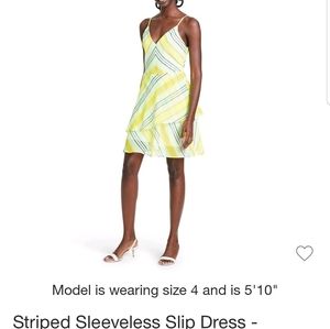 Christopher John Rogers Striped Slip Dress NWT 2